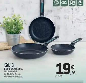 E.Leclerc Set 3 sartenes oferta