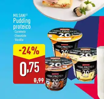 ALDI MILSANI Pudding proteico oferta