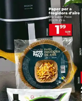 Maxi Dia Paper per a fregidora d'aire oferta