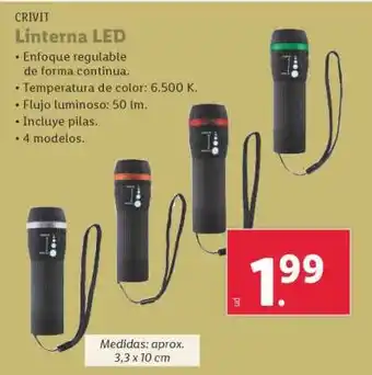 Lidl Linterna LED oferta