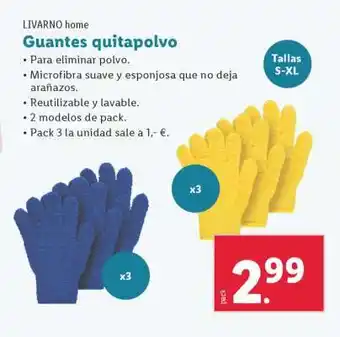 Lidl Guantes quitapolvo oferta