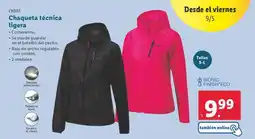 Lidl Chaqueta técnica ligera oferta