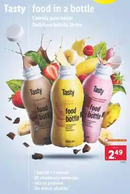 Lidl Tasty food in a bottle oferta