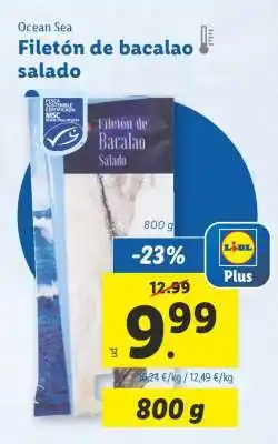 Lidl Filetón de bacalao salado oferta