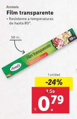 Lidl Film transparente oferta