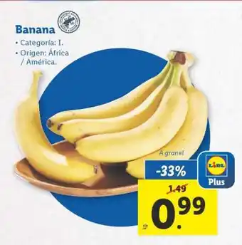 Lidl Banana oferta