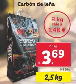 Lidl Carbón de leña oferta