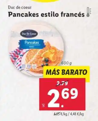 Lidl Pancakes estilo francés oferta