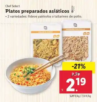 Lidl Platos preparados asiáticos oferta