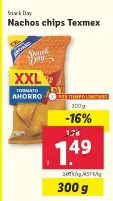 Lidl Nachos chips Texmex oferta
