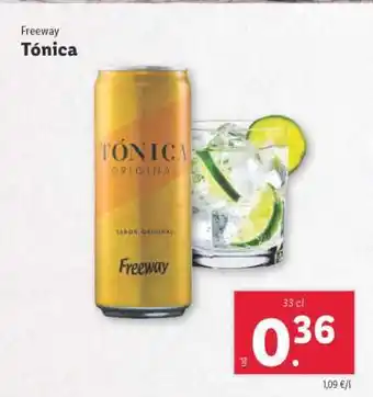 Lidl Freeway Tónica oferta