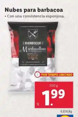 Lidl Nubes para barbacoa oferta