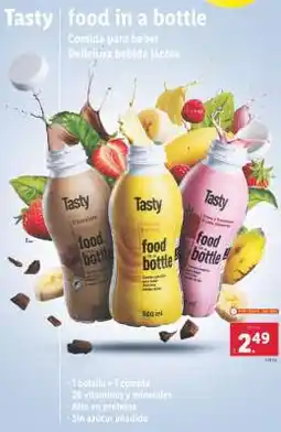 Lidl Tasty food in a bottle oferta