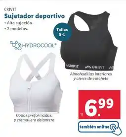 Lidl Sujetador deportivo oferta