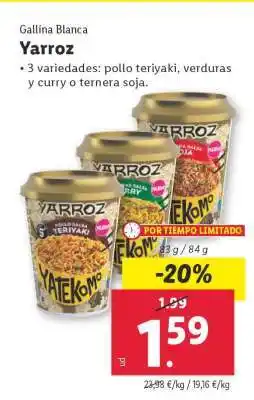 Lidl Yarroz oferta