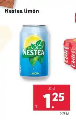 Lidl NESTEA Limón oferta