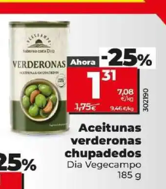 Dia Aceitunas verderonas chupadedos oferta
