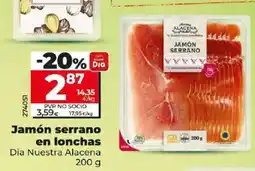 Dia Jamón serrano en lonchas oferta