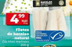 Dia Filetes de bacalao natural oferta