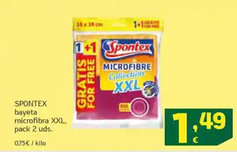 HiperDino SPONTEX bayeta microfibra XXL oferta