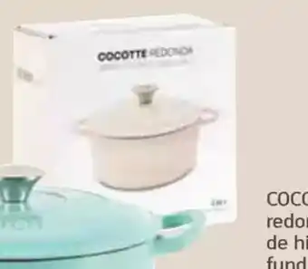 HiperDino COCOTTE redonda de hierro fundido esmaltado oferta
