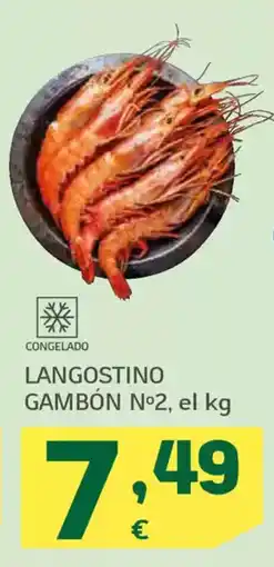 HiperDino Langostino gambón n°2 oferta