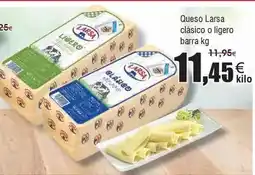 FROIZ Larsa - queso clasico o ligero barra oferta
