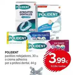 Condis Polident - pastilles netejadores oferta