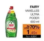 Plusfresc Fairy - vaixelles ultra poder 650 ml oferta