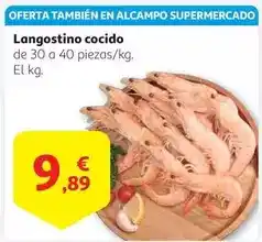 Alcampo Alcampo - langostino cocido oferta