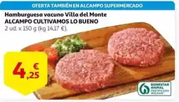Alcampo Alcampo - hamburguesa vacuno oferta