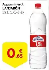Alcampo Lanjarón - agua mineral oferta