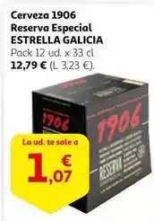 Alcampo Estrella galicia - cerveza 1906 reserva especial oferta