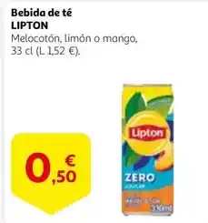 Alcampo Lipton - bebida de té oferta