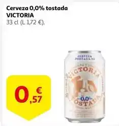 Alcampo Victoria - cerveza 0.0% tostada oferta