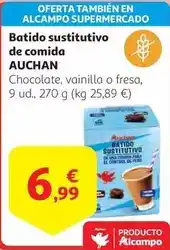 Alcampo Auchan - batido sustitutivo de comida oferta