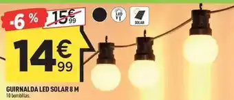 Centrakor Solar - guirnalda led 8 m oferta