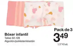 Zeeman Joy - boxer infantil oferta