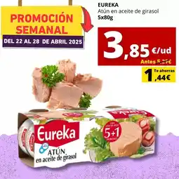 Tu Trébol Hipermercados Eroski - atun en aceite de girasol oferta
