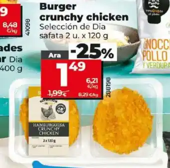 Dia Burger crunchy chicken oferta