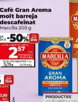 Dia Cafè Gran Aroma molt barreja descafeinat oferta
