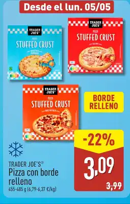 ALDI TRADER JOE'S Pizza con borde relleno oferta