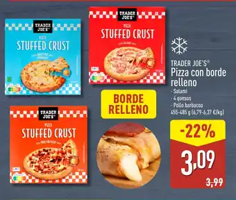 ALDI TRADER JOE'S Pizza con borde relleno oferta