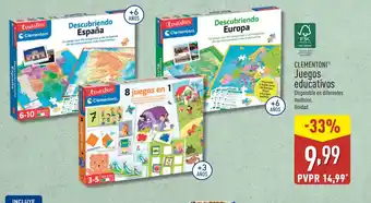 ALDI CLEMENTONI Juegos educativos oferta