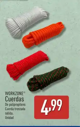 ALDI WORKZONE Cuerdas oferta