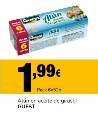 Supeco Atún en aceite de girasol guest oferta