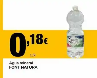 Supeco Agua mineral 1,5l font natura oferta