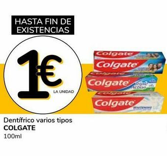 Supeco Dentífrico varios tipos colgate oferta