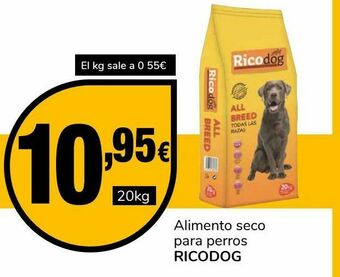 Supeco Alimento seco para perros ricodog oferta
