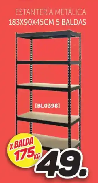 Mandatelo.com Estantería metálica 183x90x45cm 5 baldas oferta